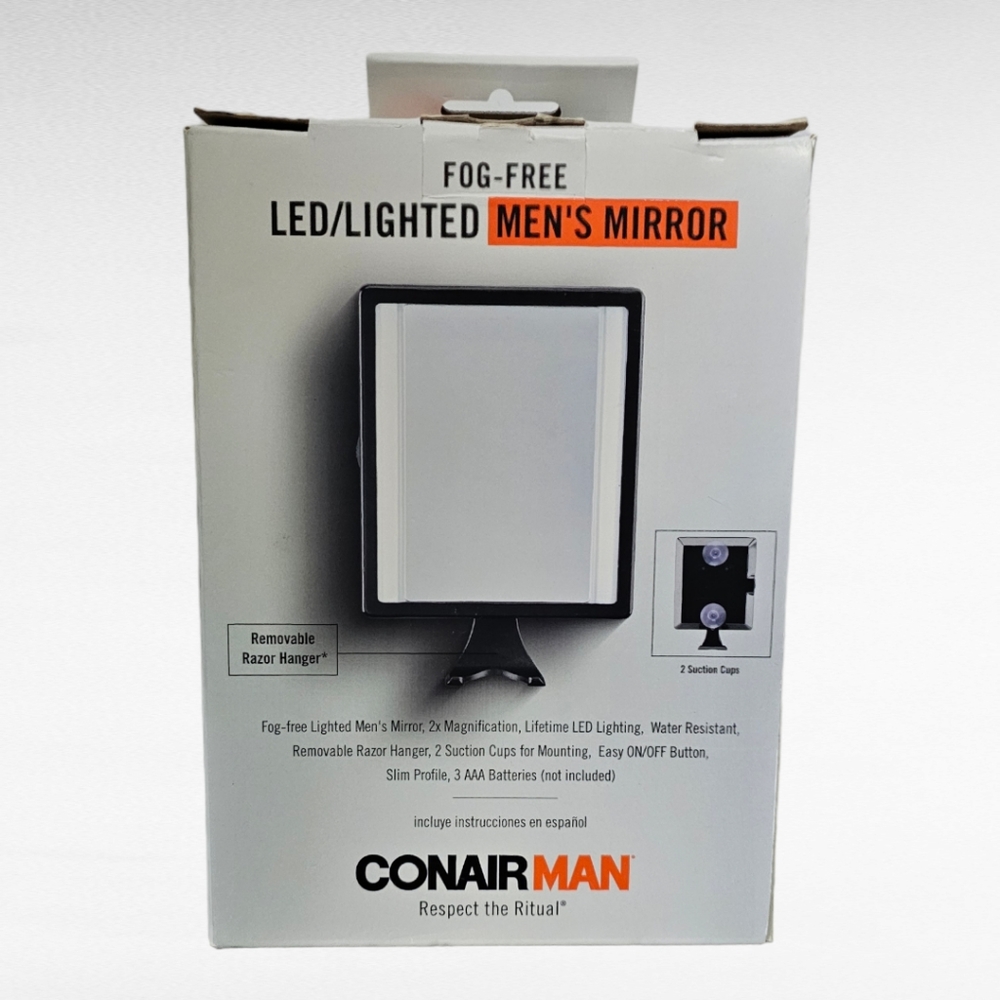 ConairMan LED Lighted Mens Fog Free Mirror